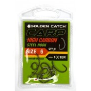 Гачки для лову риби, GC Carp 1001, 9шт/уп, колір BN, розмір №6